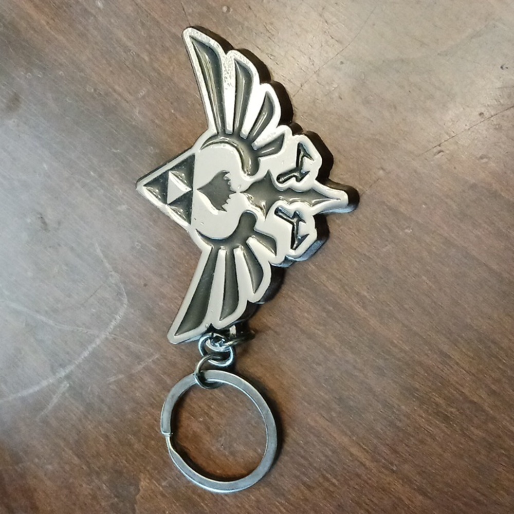 Nintendo The Legend of Zelda Triforce Keychain - metal